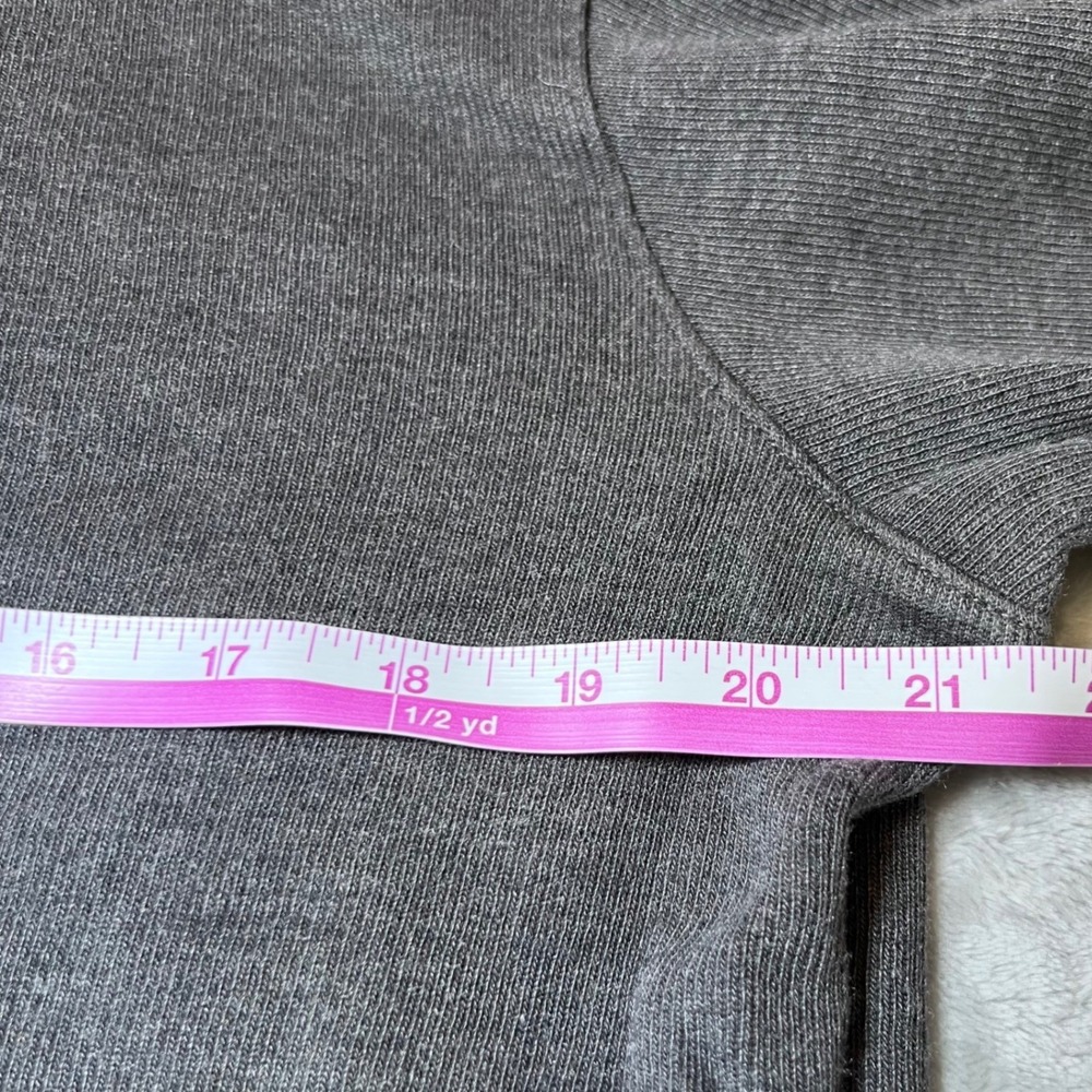 Daniel Cremieux Mens Size Medium Signature Gray 1/4 Button Pullover Sweater - Picture 9 of 13